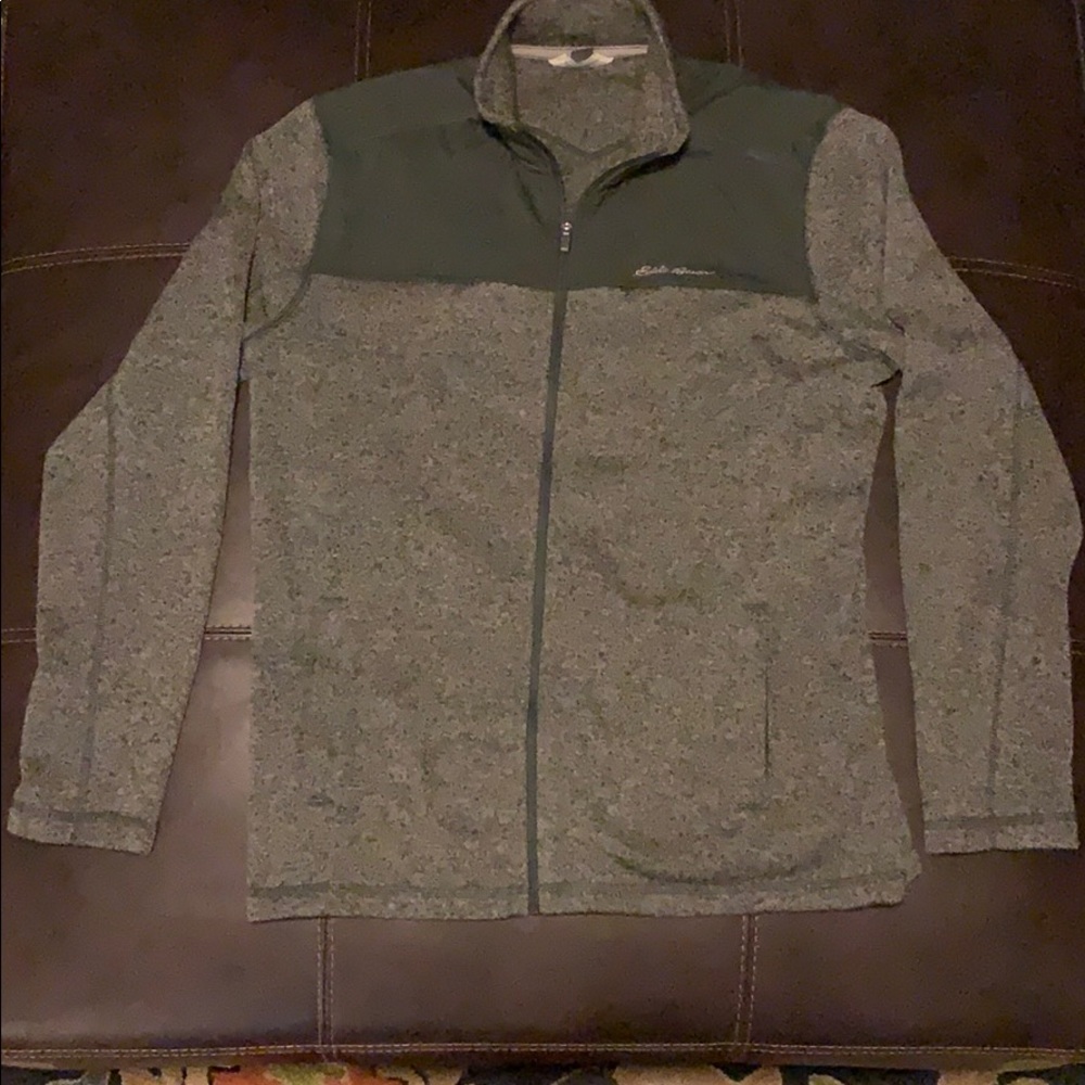 Eddie Bauer Fleece jacket full zip size TL